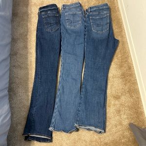 Bundle of four pairs American Eagle Skinny Kick